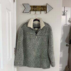 Copper Key Gray Teddy Jacket
